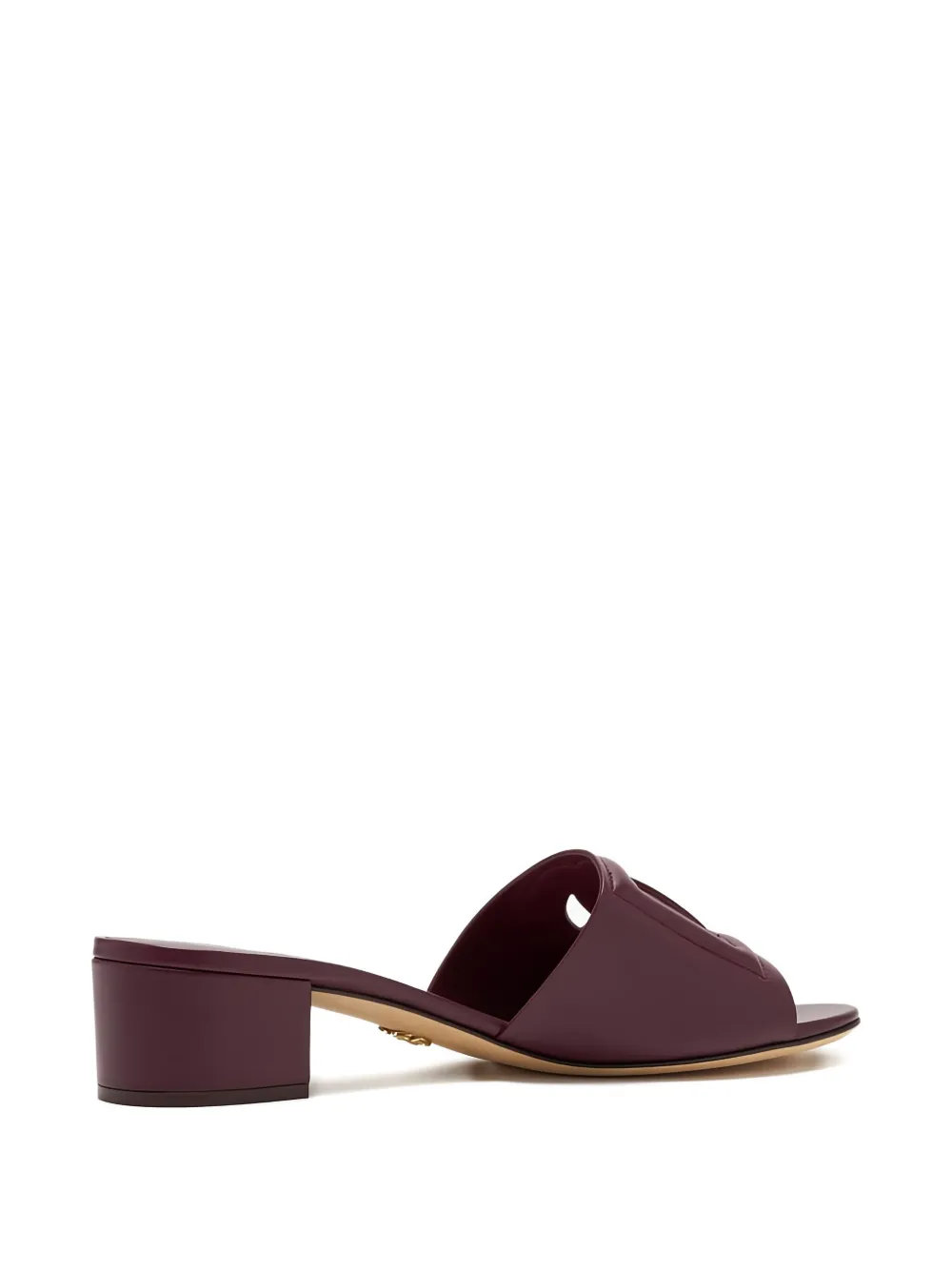 Dolce & Gabbana 40 mm sandalen met DG-logo Paars