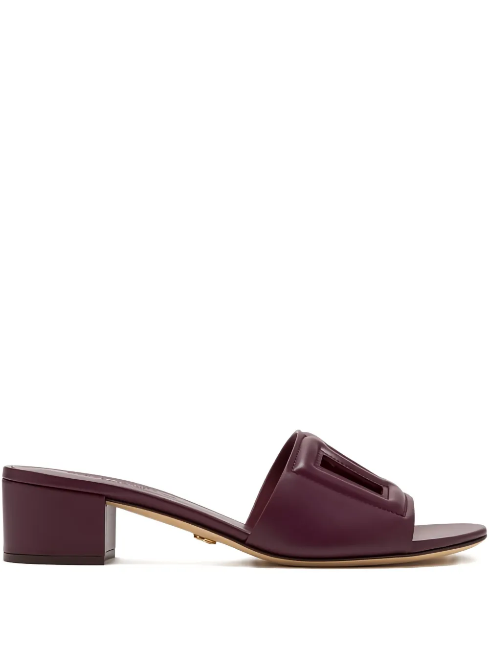 Dolce & Gabbana 40 mm sandalen met DG-logo Paars