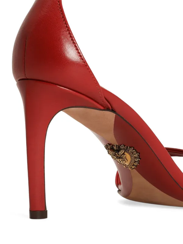 Dolce & Gabbana レザー サンダル | レッド | FARFETCH JP