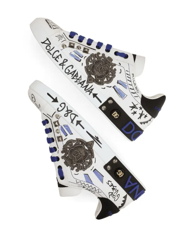 Dolce & Gabbana logo-print Sneakers | White | FARFETCH