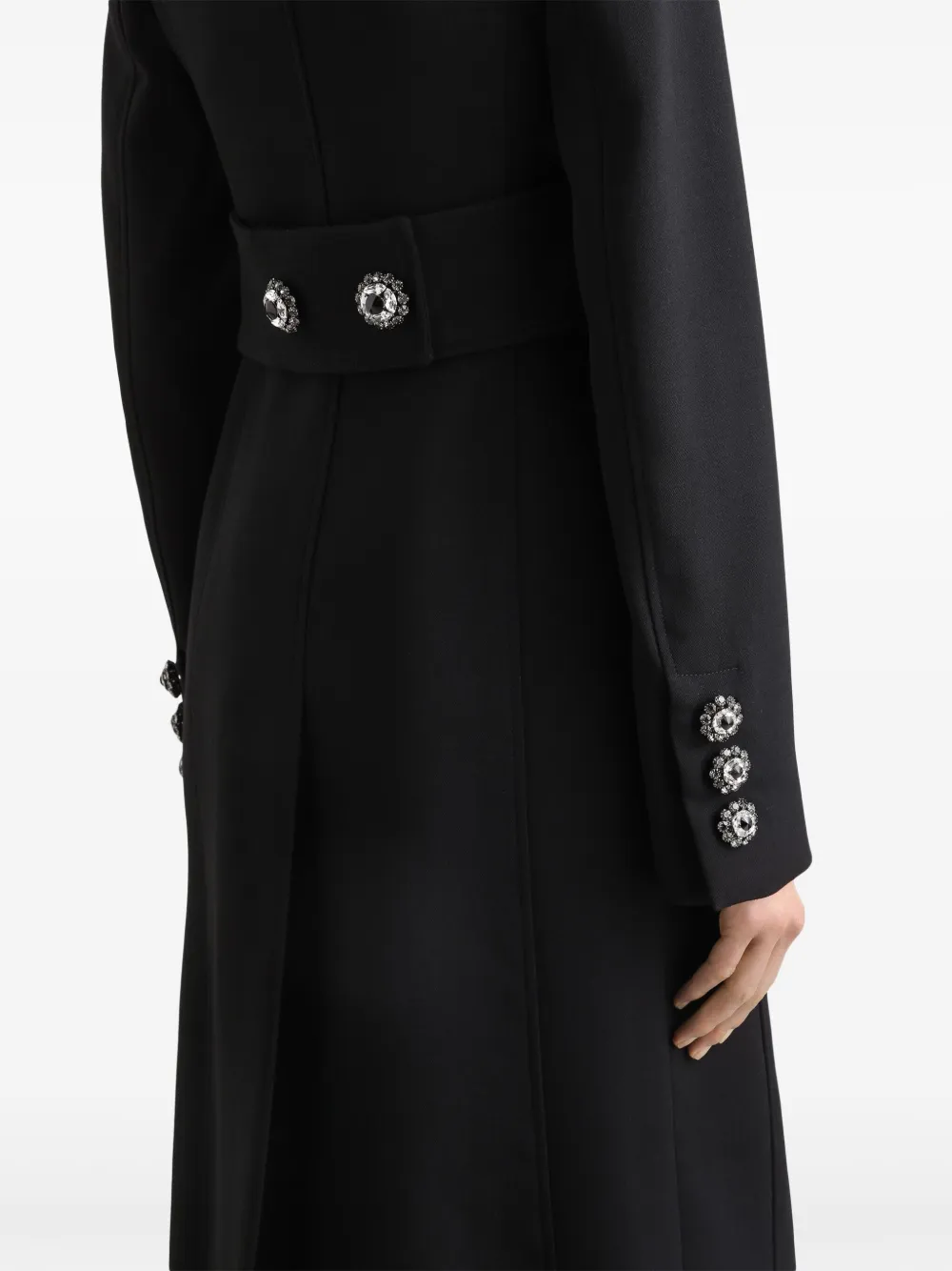 Dolce & Gabbana Jas met dubbele rij knopen Zwart