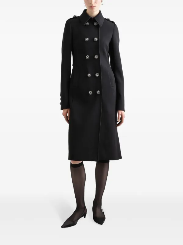 Dolce & Gabbana ダブルコート | ブラック | FARFETCH JP