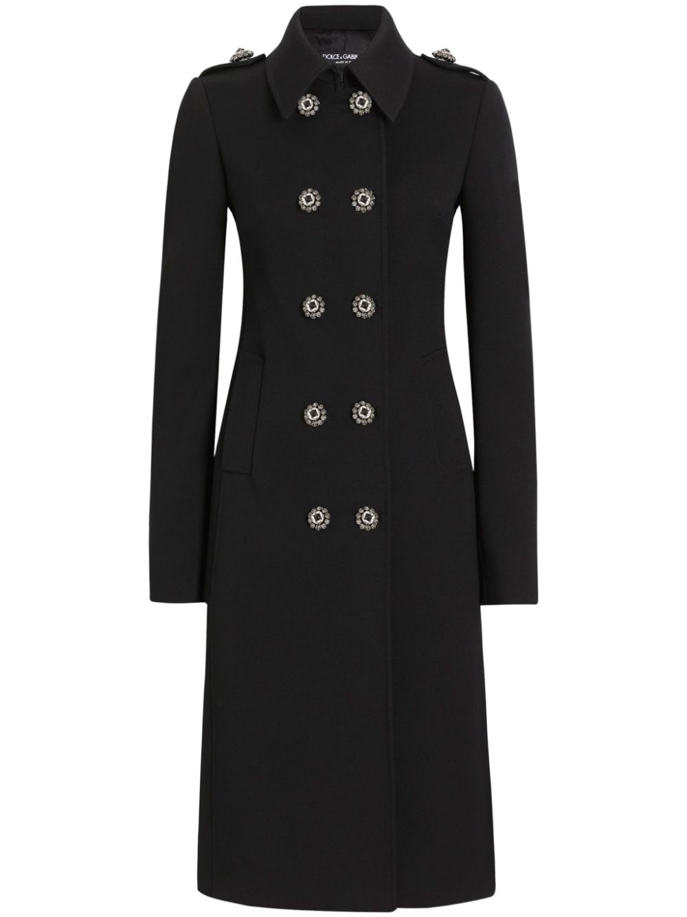 Dolce & Gabbana double-breasted coat - Black