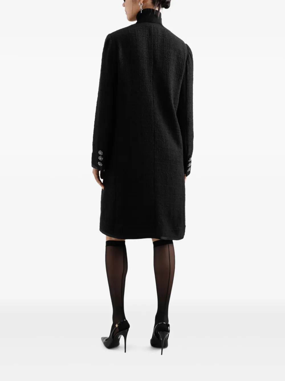 Dolce & Gabbana Tweed jas Zwart