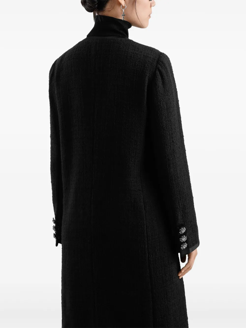 Dolce & Gabbana Tweed jas Zwart