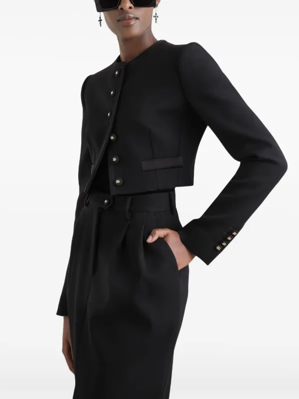 Dolce & Gabbana クロップド ジャケット | ブラック | FARFETCH JP