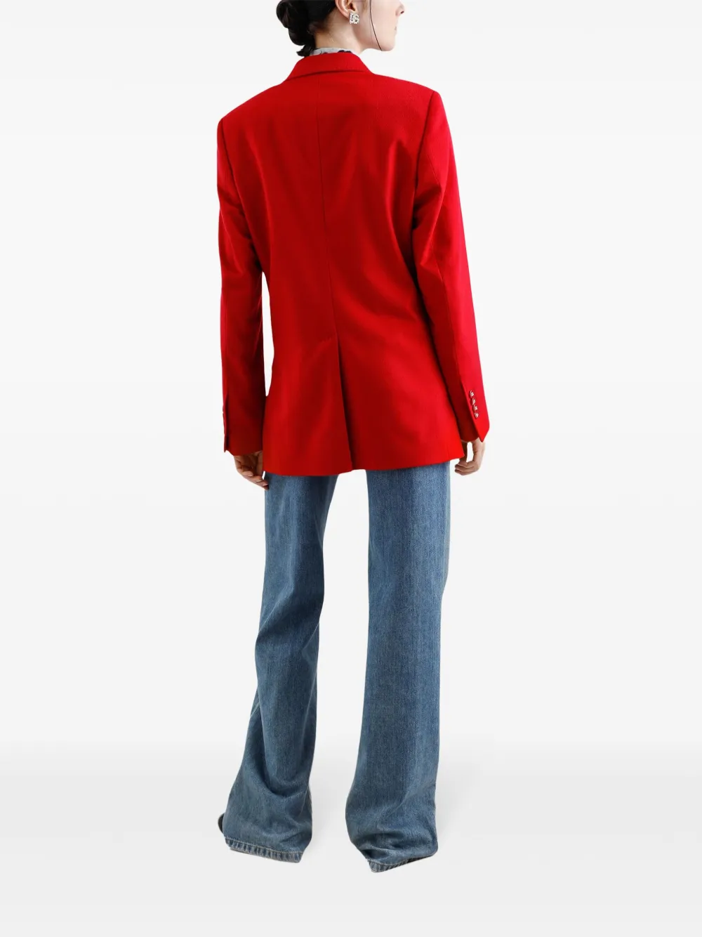 Dolce & Gabbana Blazer met dubbele rij knopen Rood