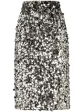 Dolce & Gabbana sequinned skirt - Silver