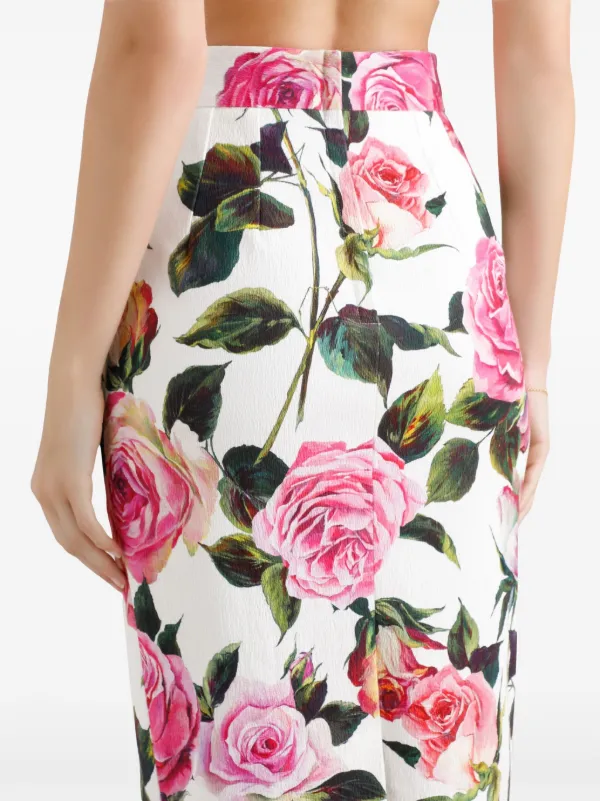 【関税＆送料込み】Dolce & Gabbana Floral Print Midi Skirt 29664308_58782078_600.jpg