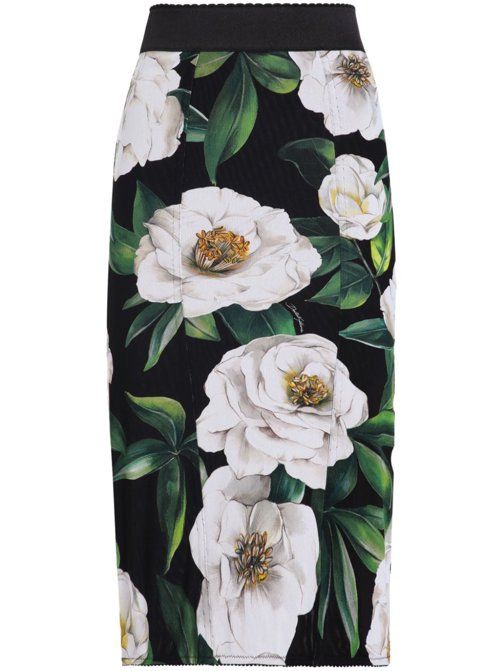 floral-print skirt