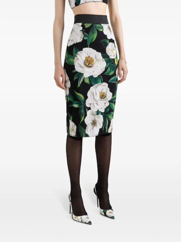 D&G スカート 25SS Floral pencil skirt36249374 22054495_52047492_1000.jpg