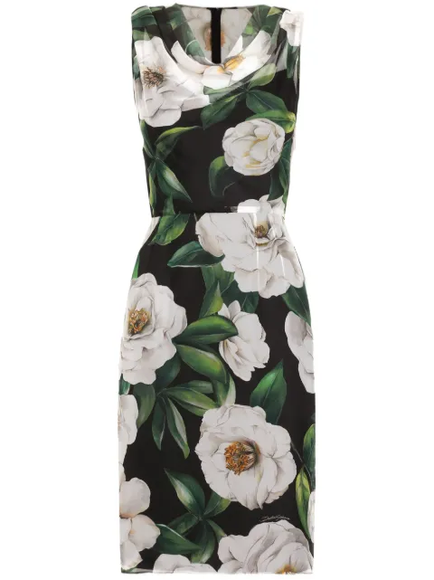 Dolce & Gabbana Minikleid mit Blumen-Print