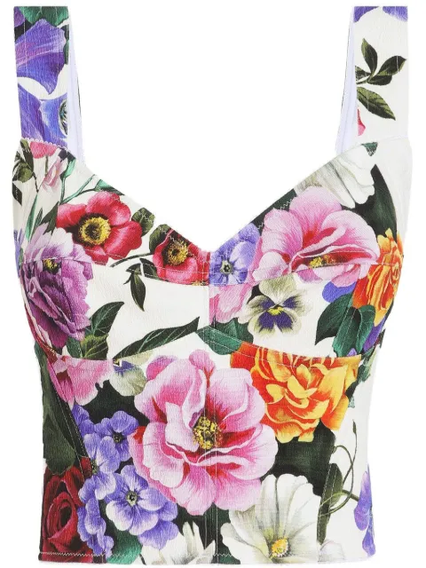 Dolce & Gabbana floral-print top