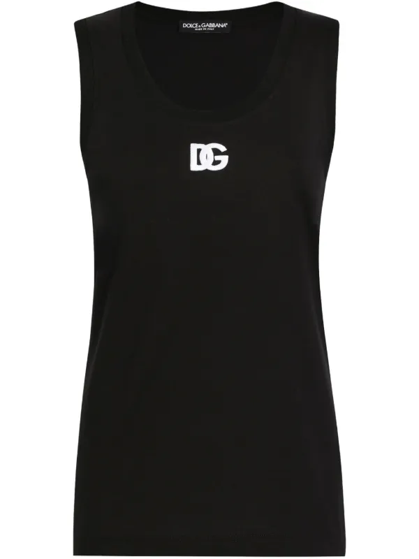 新品 D&G DOLCE&GABBANA Logo Tank Top 26511931_57892733_600.jpg