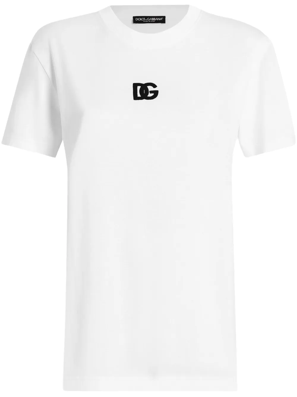 Dolce & Gabbana playera con logo bordado | blanco | Image 1