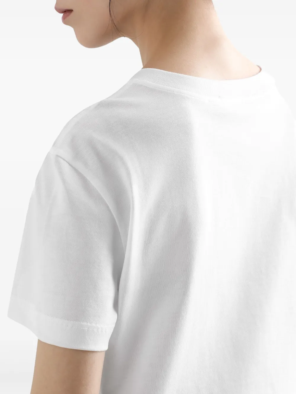 Dolce & Gabbana T-shirt met geborduurd logo Wit