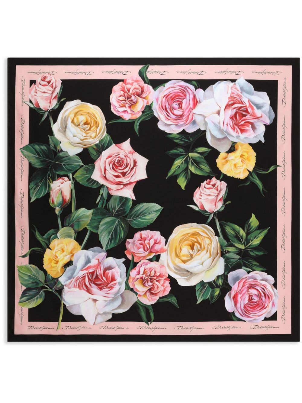 floral-print foulard