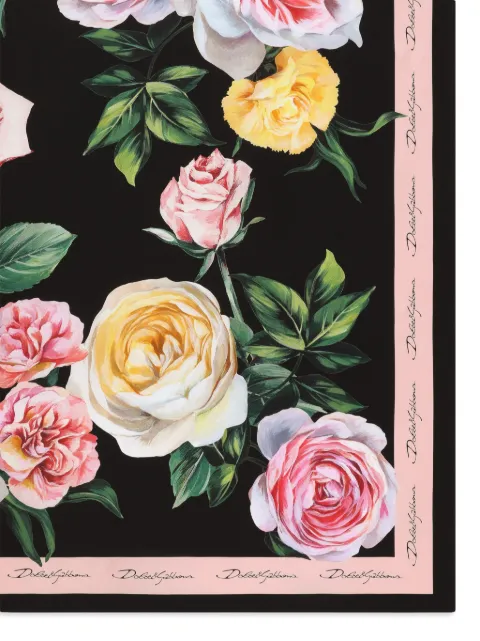 Dolce & Gabbana floral-print foulard FN090RGDCUI - 1