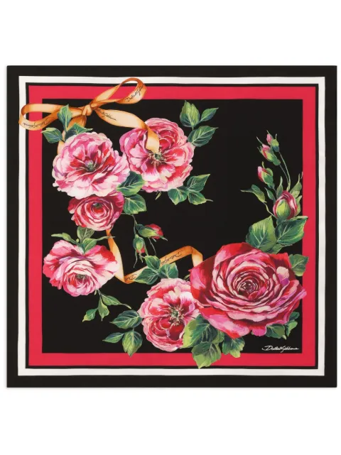 Dolce & Gabbana mascada con estampado floral