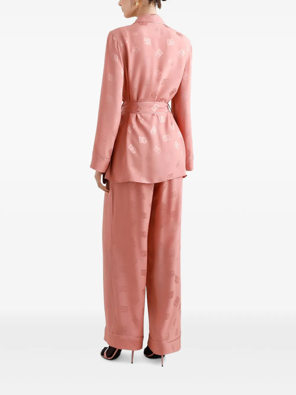 Dolce & Gabbana Broek met logoprint Roze