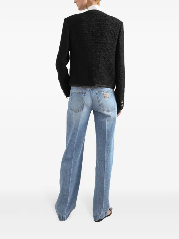 Dolce & Gabbana pressed-crease Jeans | Blue | FARFETCH