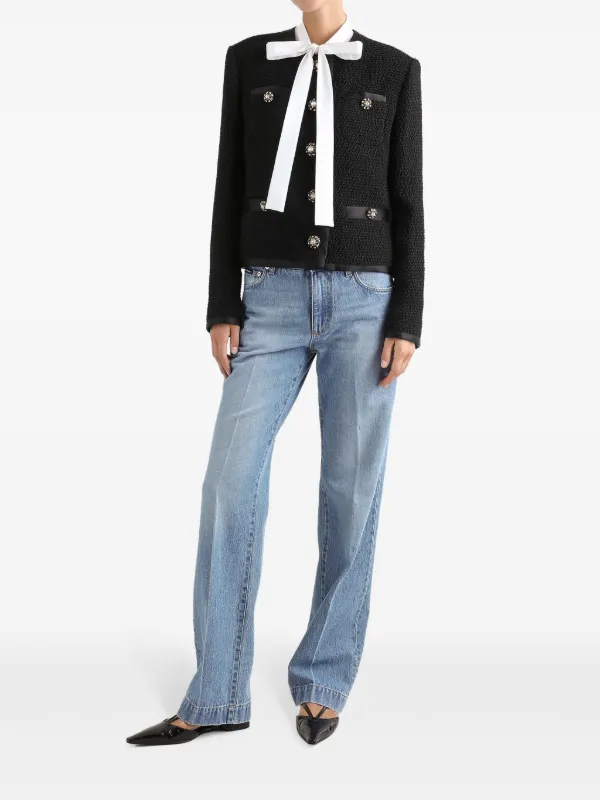 Dolce & Gabbana pressed-crease Jeans | Blue | FARFETCH