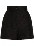 Dolce & Gabbana floral brocade-effect shorts - Black
