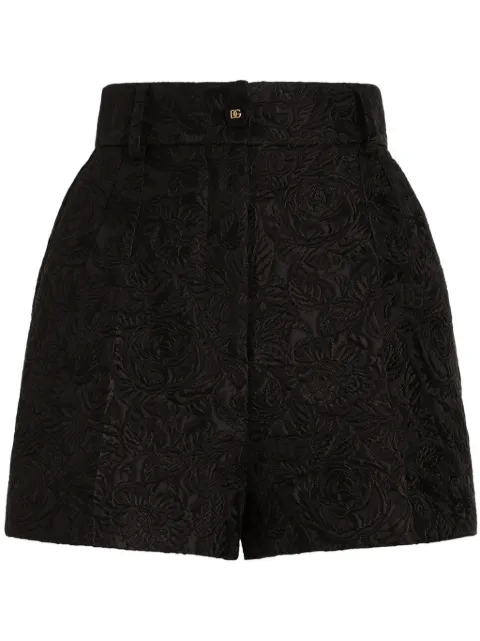 Dolce & Gabbana shorts con efecto brocado