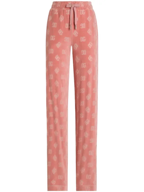 Dolce & Gabbana pants con logo en jacquard
