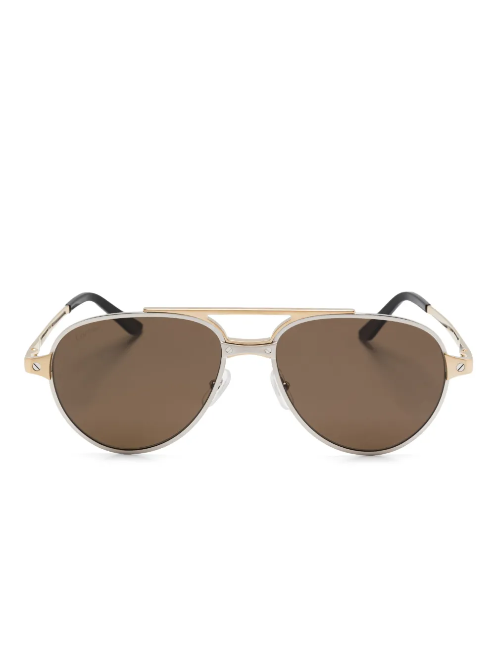 Cartier Eyewear Santos sunglasses | Gold | Image 1