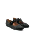 Eli1957 velvet ballerina shoes - Black