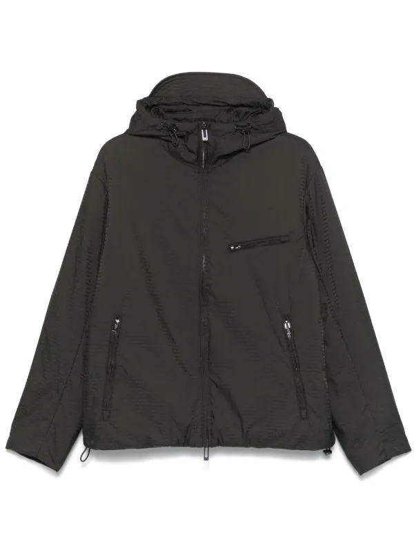 Emporio Armani フーデッド ブルゾン | グリーン | FARFETCH JP
