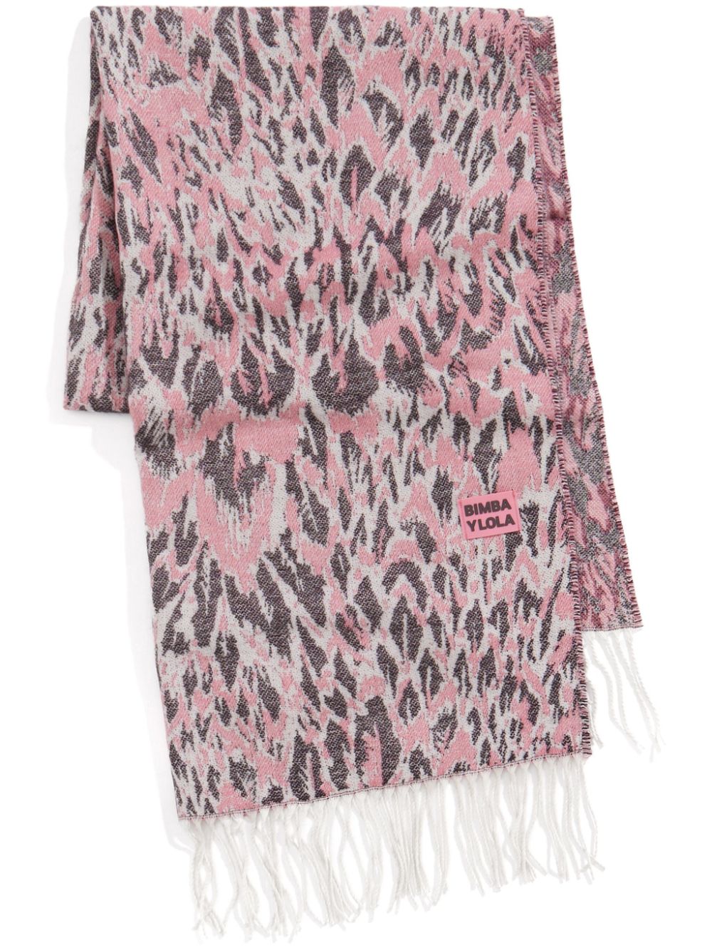 Plumancha jacquard scarf