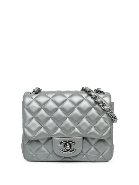 CHANEL Pre-Owned 2013-2014 Mini Square Classic Calfskin Single Flap crossbody bag