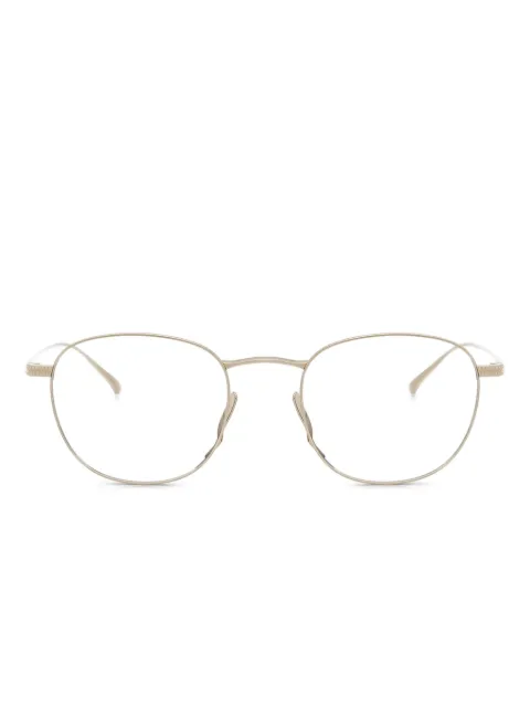 Giorgio Armani Runde Brille aus Titan