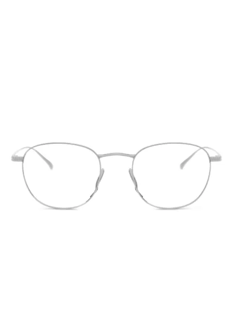 Giorgio Armani Runde Brille aus Titan
