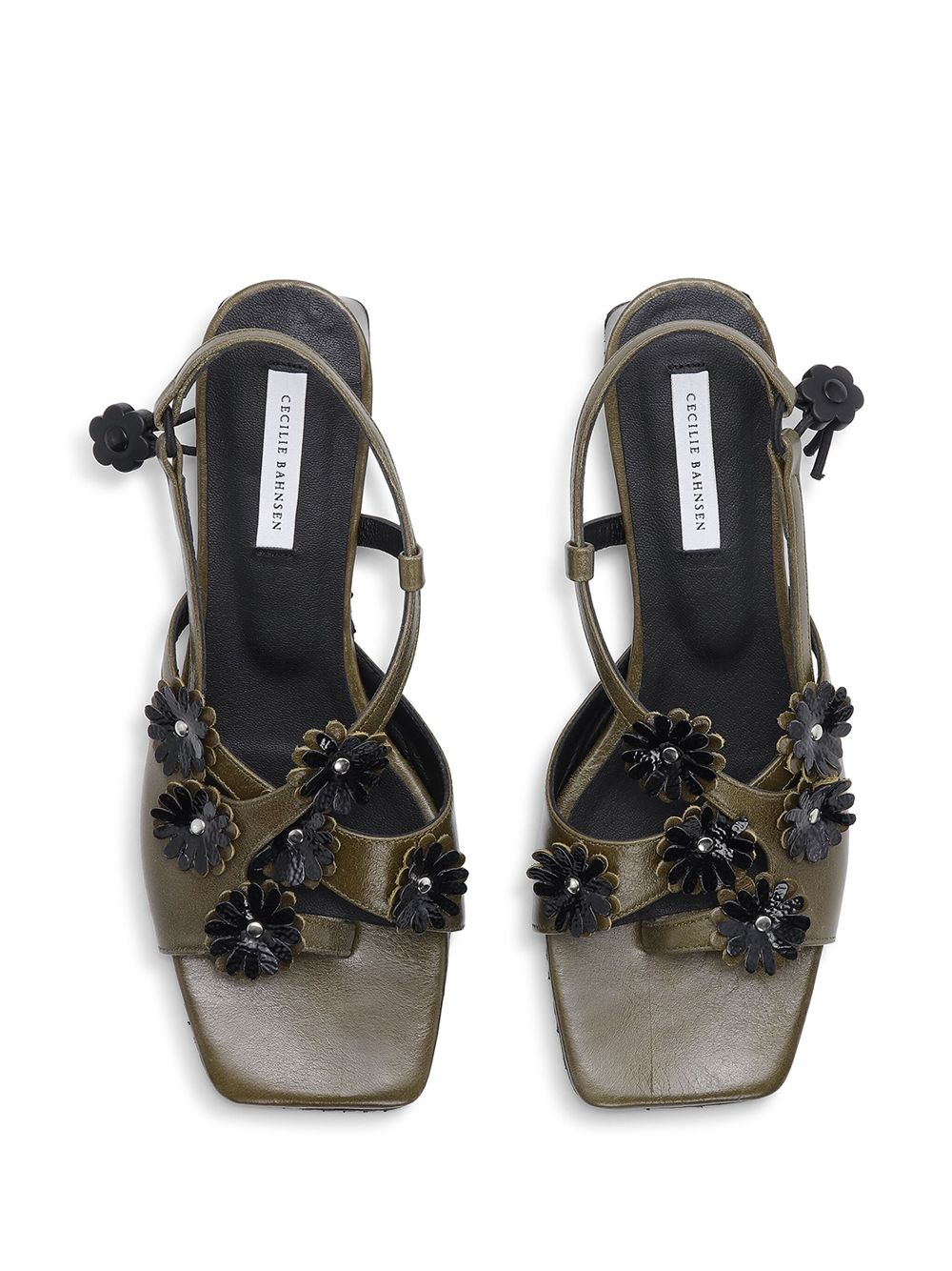 Cecilie Bahnsen Arna sandalen - Groen