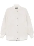 DRHOPE brushed-effect bomber jacket - Neutrals