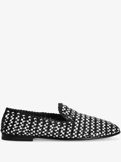 Dolce & Gabbana woven leather loafers