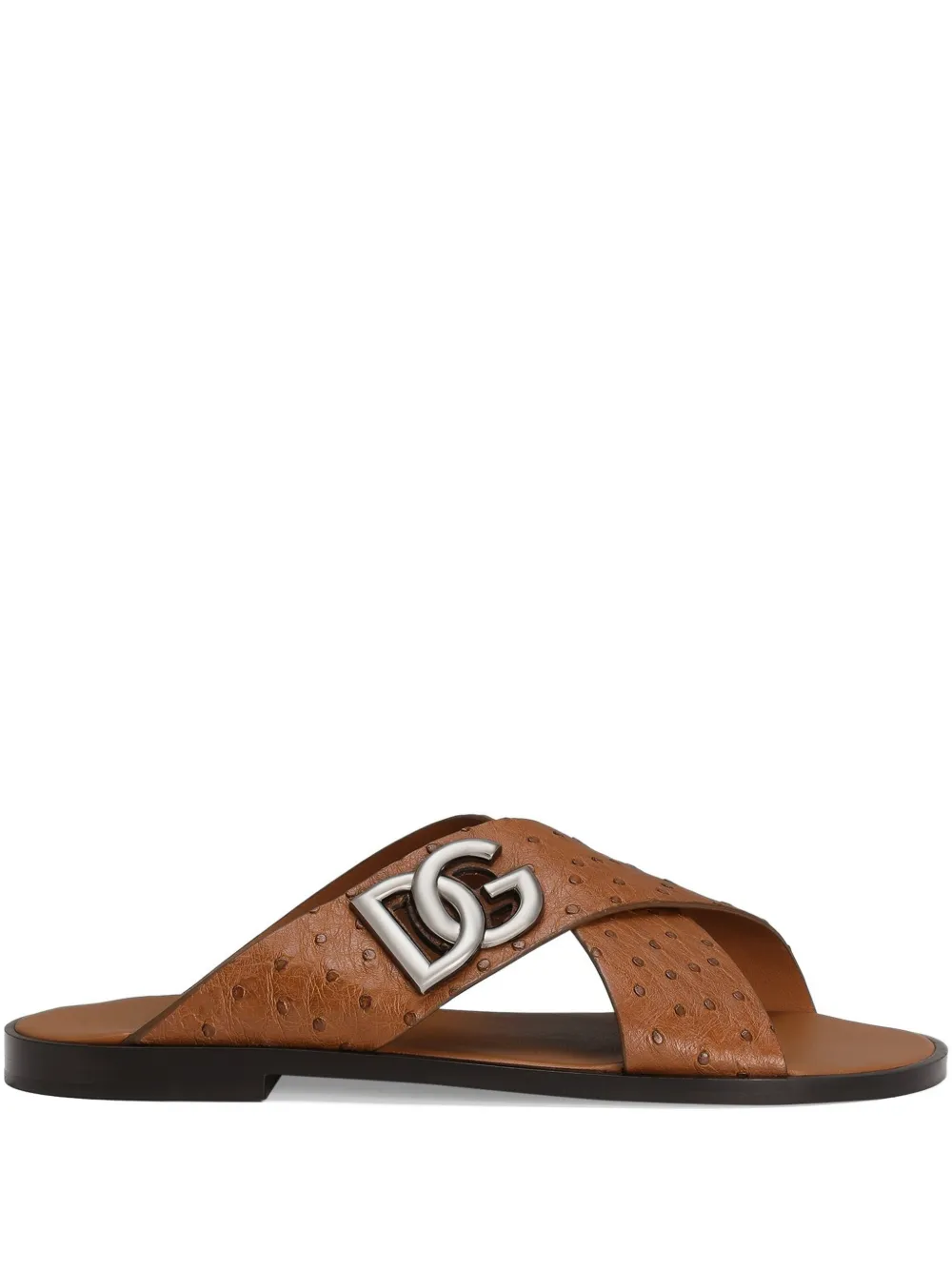 Dolce & Gabbana DG-logo slides | Brown | Image 1