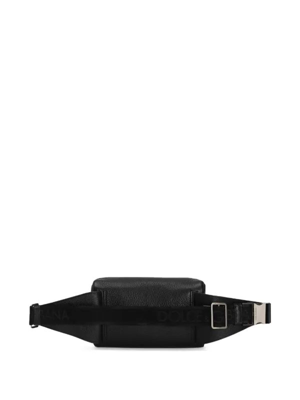 Dolce & Gabbana Leather Belt Bag | Black | FARFETCH