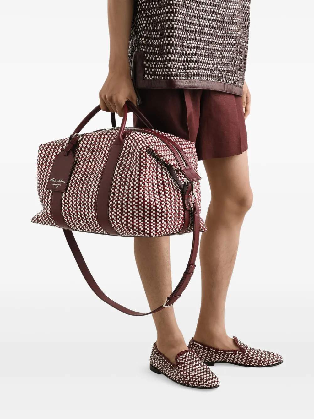Dolce & Gabbana Reistas met logolabel Rood