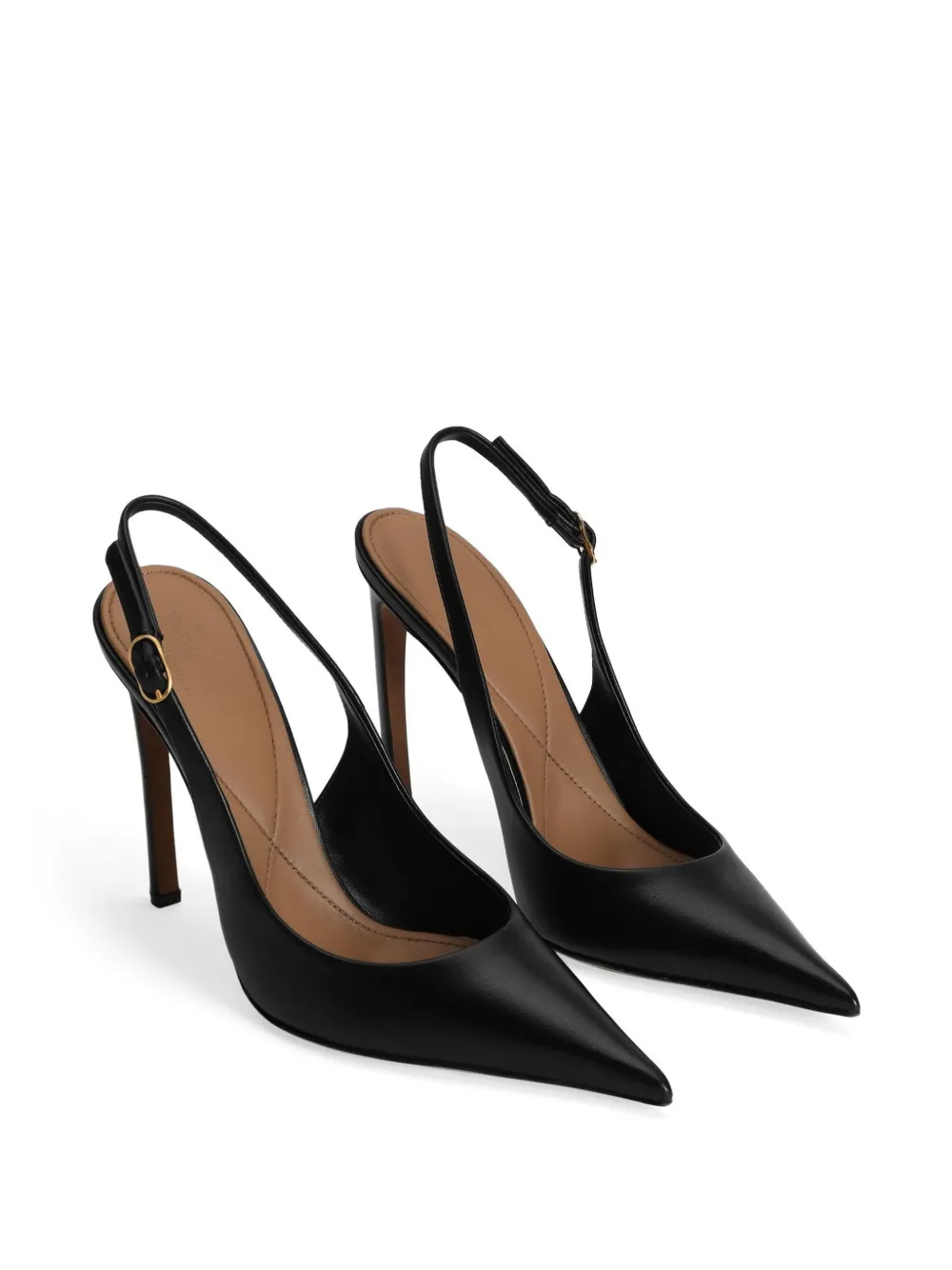 Dolce & Gabbana leather slingback pumps Black