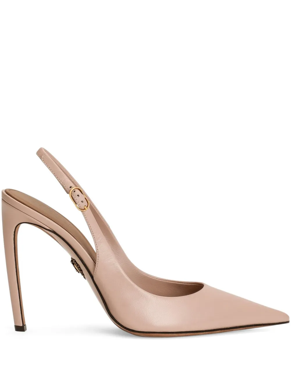 Dolce & Gabbana leather slingback pumps Neutrals