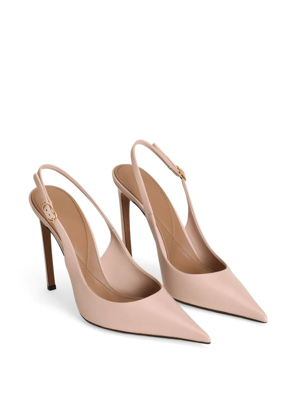 Dolce & Gabbana Leren slingback pumps - Beige