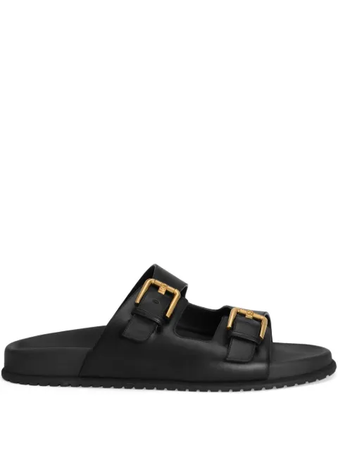 Dolce & Gabbana leather slides