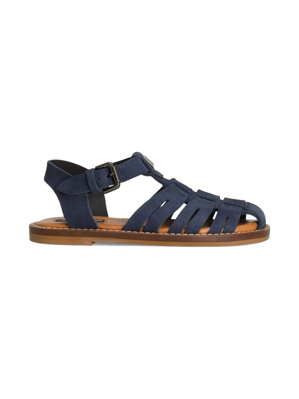 Dolce & Gabbana Kids leather sandals Blue