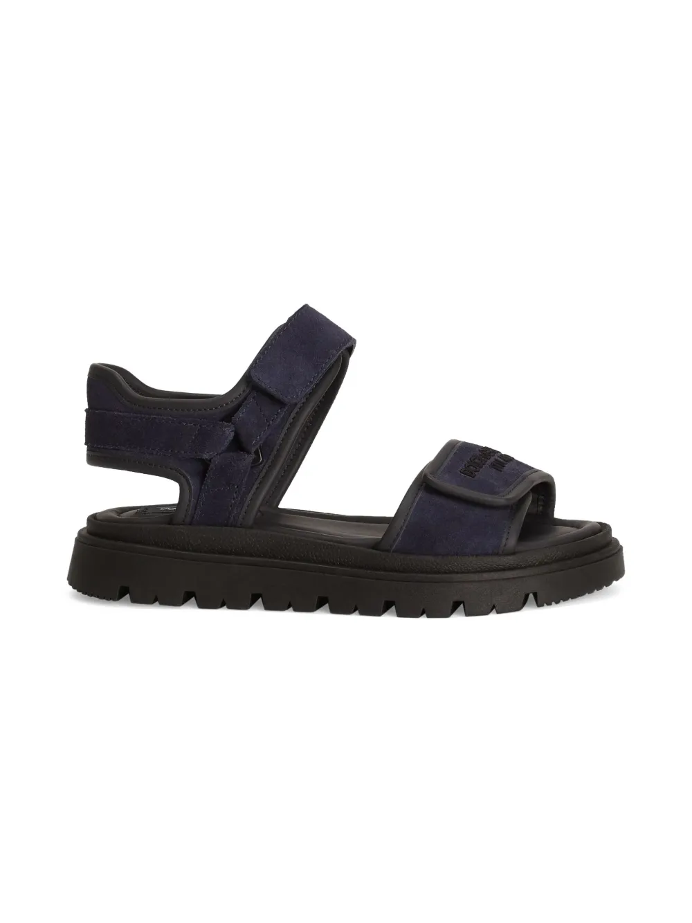 Dolce & Gabbana Kids leather sandals Blue