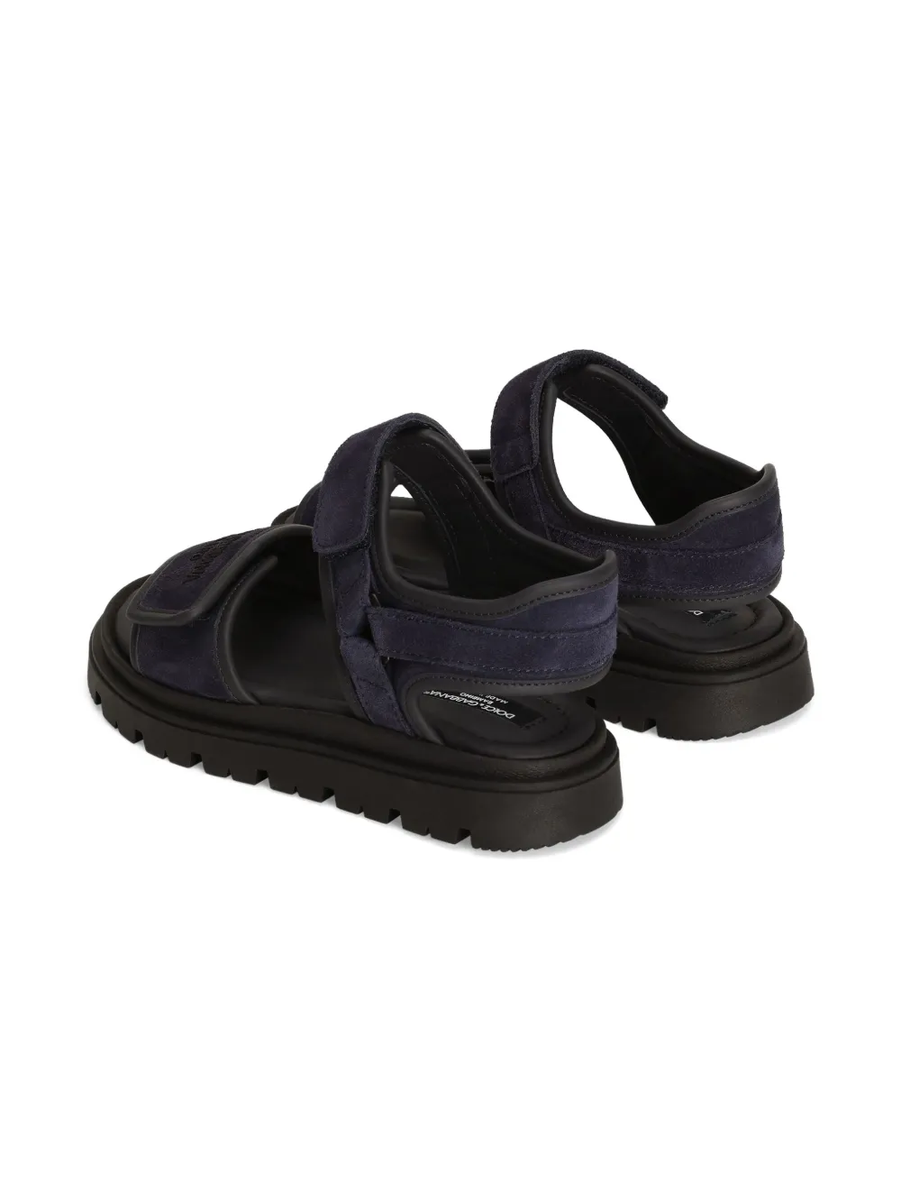 Dolce & Gabbana Kids leather sandals Blue