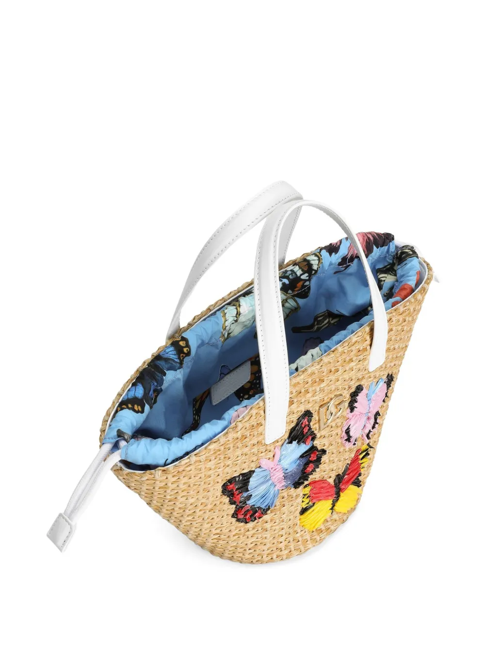 Dolce & Gabbana Kids Tas met borduurwerk Beige